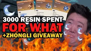 I Spent 3000 Resin In Genshin Impact New Domain +Zhongli Giveaway | PLEASE MIHOYO WHY?!