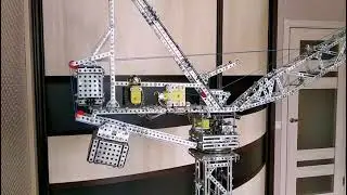 башенный кран игрушка/рабочая модель.