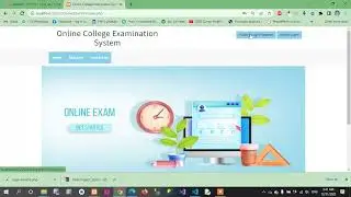 1-Online College Examination System Final Project Overview Video