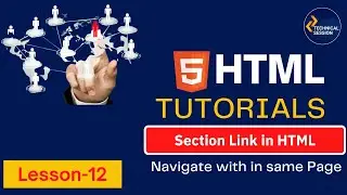 Links To Different Sections in html | Internal linking | Navigate with in same page | Lesson 12