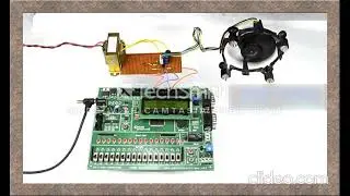cpu fan speed control based on ic temperature using spartan6 fpga project kit o