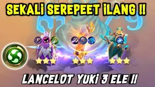 LANCELOT YUKI 3 ELEMENTALIST !! AUTO SKILL TEROSSS !! MAGIC CHESS MOBILE LEGENDS