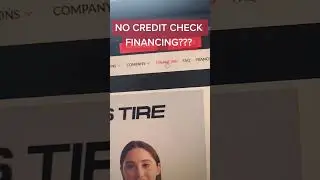 Yes, no credit check financing is a thing