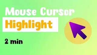 How to highlight Mouse Pointer | Windows | ByteAdmin