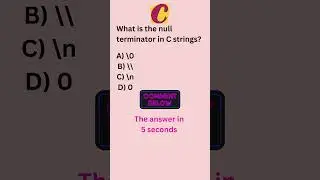 Null terminator in C strings | C Programming 