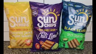 Sun Chips: Monterey Jack & Garden Tomato, Chili Lime and Black Beans Spicy Jalapeño Review