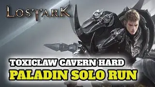 Lost Ark Closed Beta Gameplay  - Toxiclaw Cavern Paladin Solo - Hard Difficulty