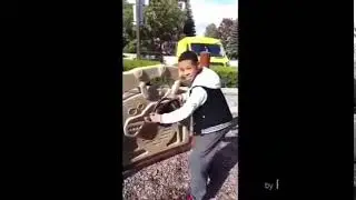 Nibba driving.