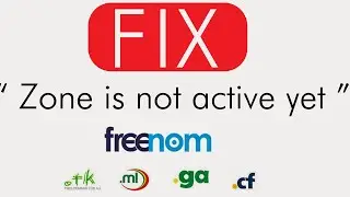 FIX : ' Zone is not active yet ' issue on  Freenom.com  (FREE custom domain for BLOGGER )
