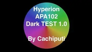 Ambilight Hyperion APA102 Dark TEST 1.0