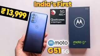 MOTO G51 5G Unboxing - First Sale Unit | India's First Phone with SD 480+ | 120Hz Display | 5000mAh