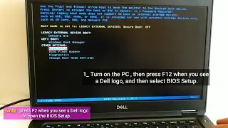 How to Boot From a USB Drive on Dell laptop to install Windows 10,11 