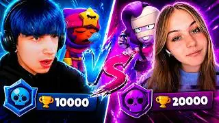 I CHALLENGE MY GIRLFRIEND ON BRAWL STARS!!