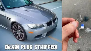 BMW M3 Stripped Oil Drain Plug Fix! The Proper Way!