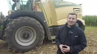 KRONE BIG X 680 на заготовке кукурузного силоса