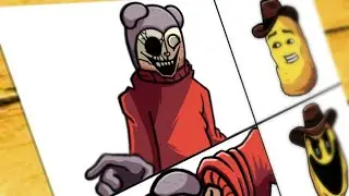 Drawing FNF TWIDDLEFINGER vs Smiling Critters Mode - FNF X Poppy Playtime