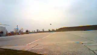 Русские вертолеты над аэродромом Новофедоровка.
