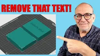 How to Remove Text from a 3D Print (No CAD Needed | Works in OrcaSlicer & PrusaSlicer)