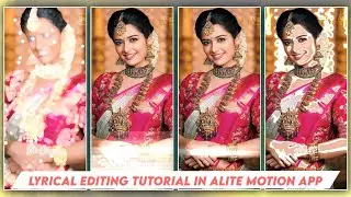 How to edit lyrical videos in alite motion|| Trending video editing tutorial||