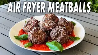 Easy Air Fryer Meatballs -- How I Make A Quick Batch Of Meatballs