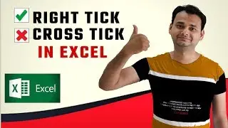 Automatic Right Tick and Cross Tick in Payment Receivable in Excel with Condition Formatting