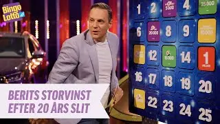 Berit vann äntligen stort i Bingolotto - efter 20 år!