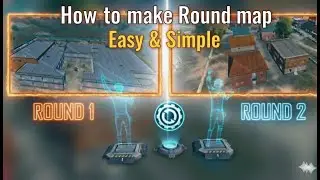 Easiest Way to Create Round Map in BGMI WOW (2v2 & 4v4 Settings)
