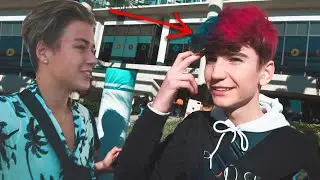 Dyeing my Friends Hair 😱 (GOES WRONG)