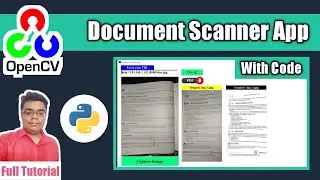 Document Scanner using OpenCV Python | 