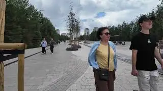 Strolling in Astana • Inside the Park • Urban Walk • August 2025