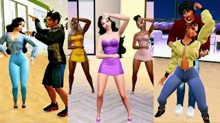 3 Tiktok Couple Dances I Sims 4 Dance Animations 🤗