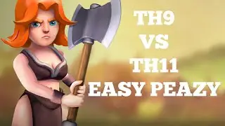 TH9 VS TH11 EASY 2 STARS ATTACK BY KENTUT MERDU TRONIC