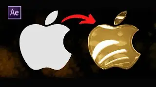 Cinematic Golden Logo Animation After Effects Tutorial