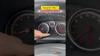 Hararet yapan araca ilk müdahale