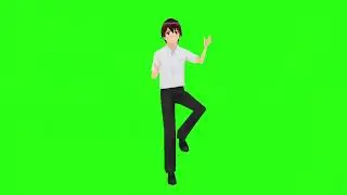 A boy angry|Green screen cartoon| Ten Different characters of boy| Green screen cartoon character