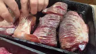 Филе язя (шомах), запечённый в печи нянькор
