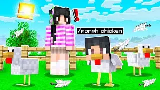Using MORPH MOD To CHEAT In Hide & Seek! (Minecraft)