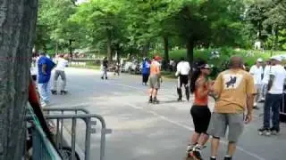 Roller-Skates Party in Central Park