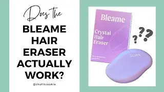 Does the Bleame hair eraser work? My HONEST review #bleame #review