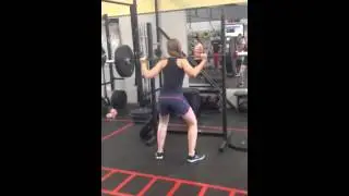 Karin Westerberg 1RM Backsquat
