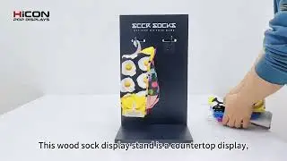 Custom sock display stand made by Hicon POP Displays 