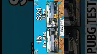 15 Pro Max vs S24 Ultra PUBG MOBILE TEST in 2024 - Snapdragon 8 Gen 3 vs A17 Pro PUBG TEST