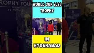 world cup 2023 trophy in hyderabad | world cup 2023 trophy tour | world cup 2023 trophy hyderabad