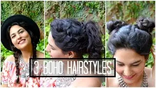 3 EASY BOHO HAIRSTYLES | Back To School ft Knot Me Pretty | StyleMeUpWithSakshi