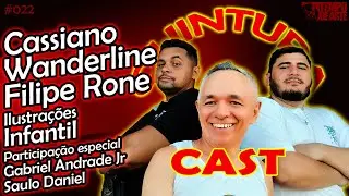 cassiano, wanderline e filipe comentam ilustrações infantil #ilustrações #podcast #quinturacast