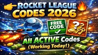 👉 Rocket League Codes 2026 🔥 All ACTIVE Codes (Working Today!)