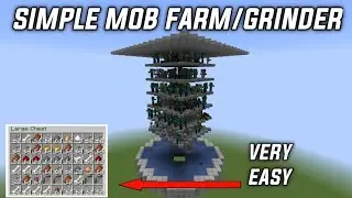 How To Build A EASY MOB FARM In Minecraft 1.16+ (Tutorial)