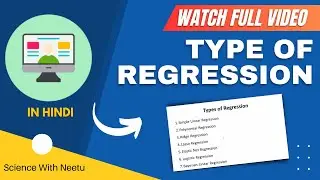 Types of Regression Models | Simple Linear | Multiple | Polynomial | Logistic | Bayesian Regression