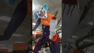 spirit Halloween 2023 stilts animatronic demo