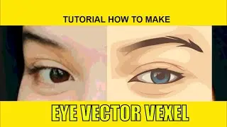 TUTORIAL HOW TO MAKE EYE VECTOR ART(VEXEL) SIMPLE WITH CORELDRAW